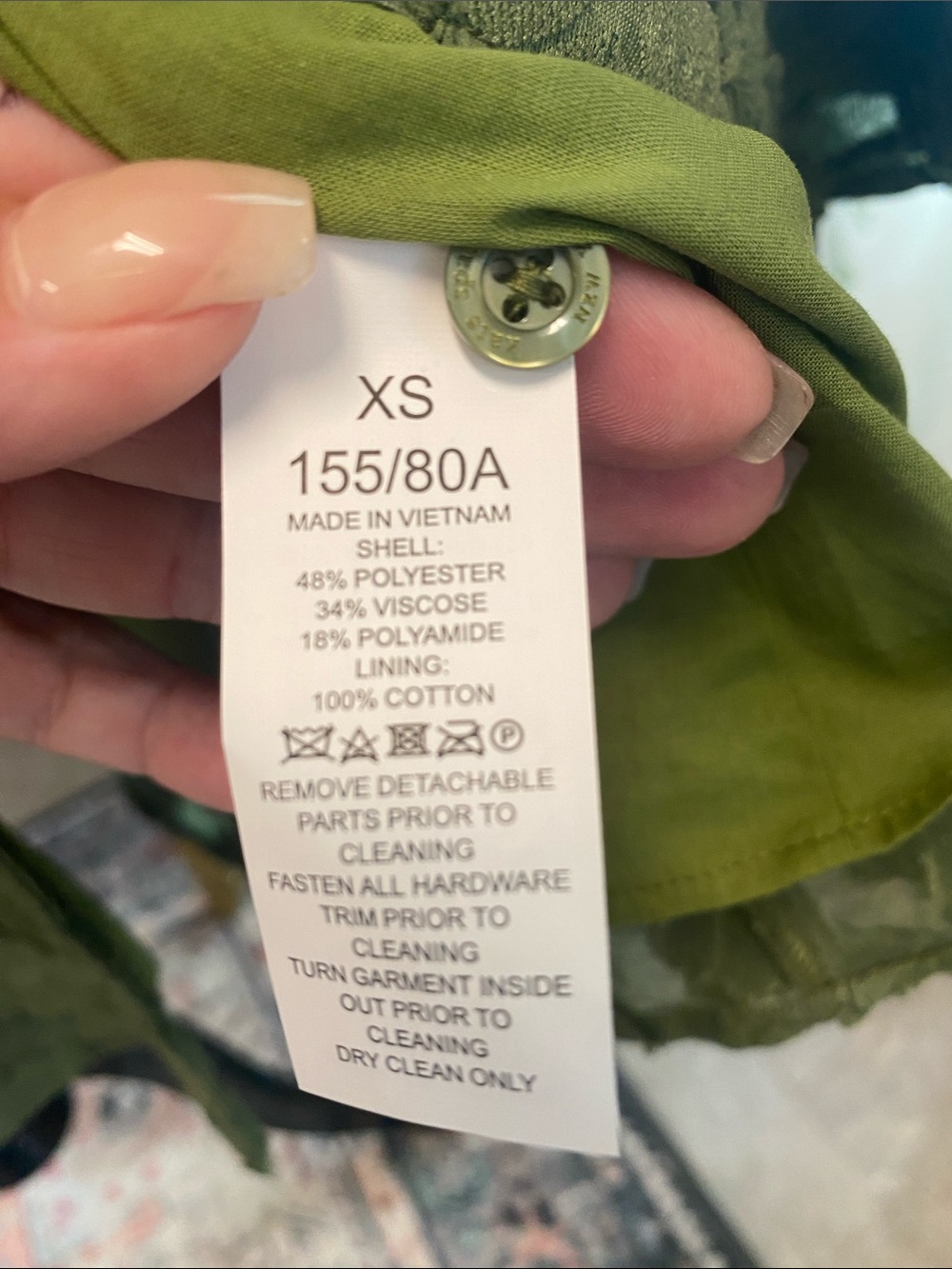 kate spade Olive Green Lace Belted Midi Dress - Picture 6 of 11
